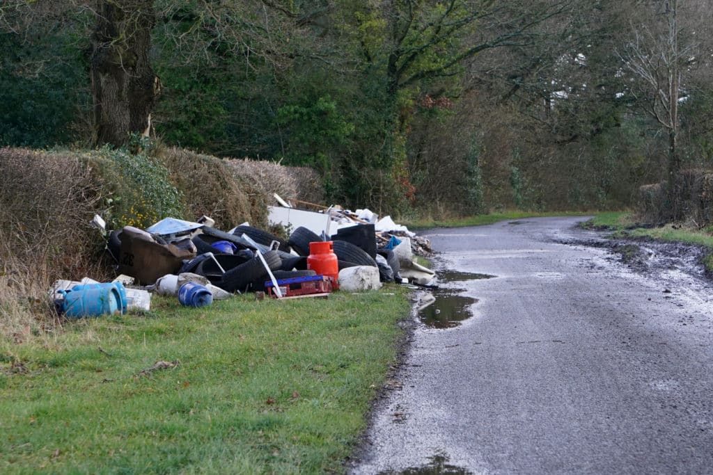 The growing problem of fly tipping